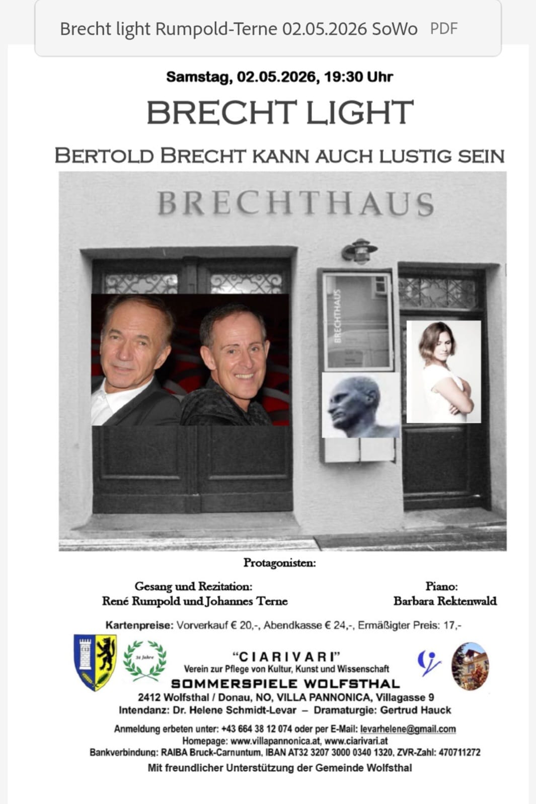 BRECHT LIGHT - Brecht und einige Freunde